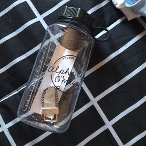 Alpha Chi Omega reusable water bottle